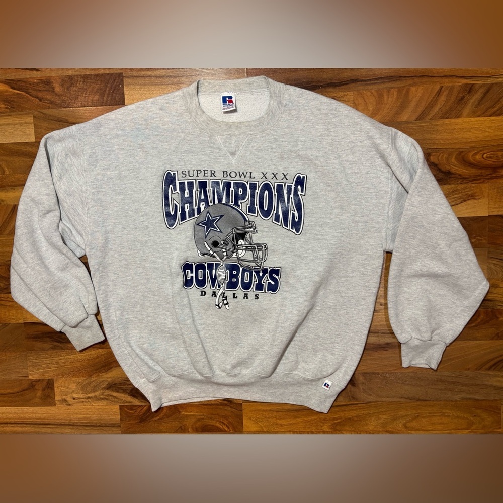 Vintage Cowboys Super Bowl XXX Sweatshirt XXL 90s athletic